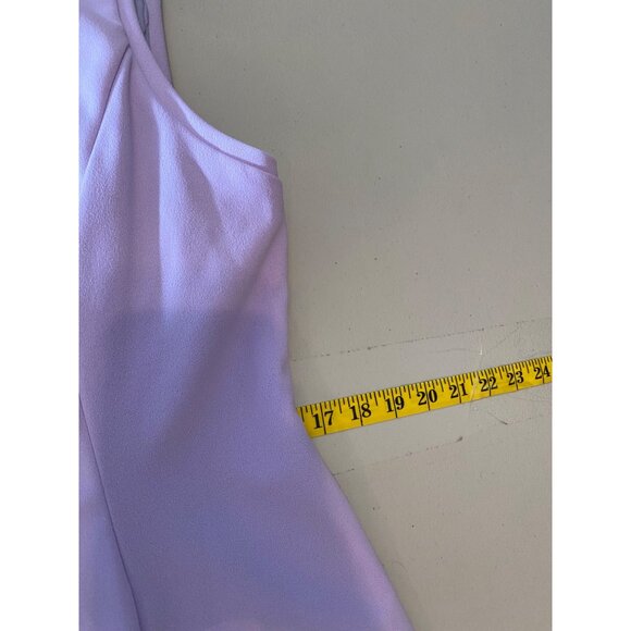 Chaps Sleeveless Lavender A-Line Dress Polyester/Spandex Size 12 - Picture 9 of 10